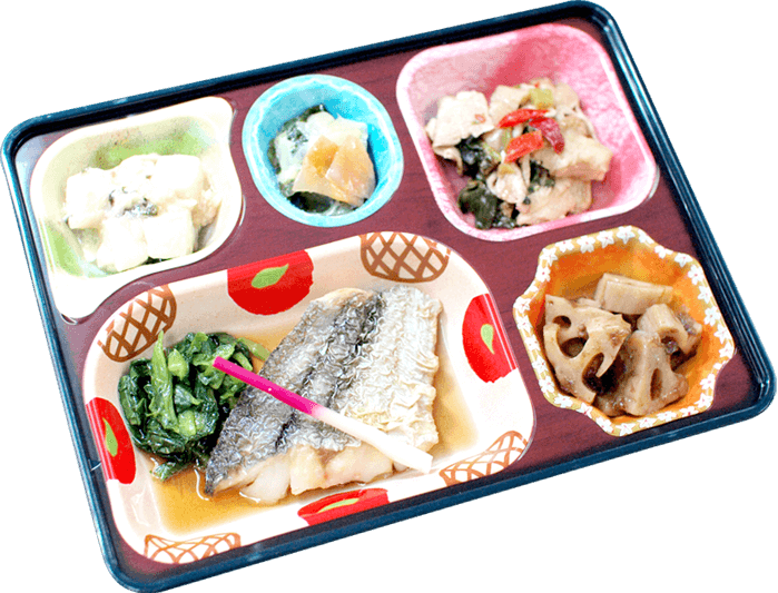 堺市西区(高齢者配食･糖尿腎臓透析ムース食)安心で美味しいライフデリの宅配弁当1食お試し無料!宅配無料1食482円～